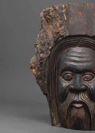 Baba Face Wall Hanging | Traditional Tibetan Art and Spiritual Decor