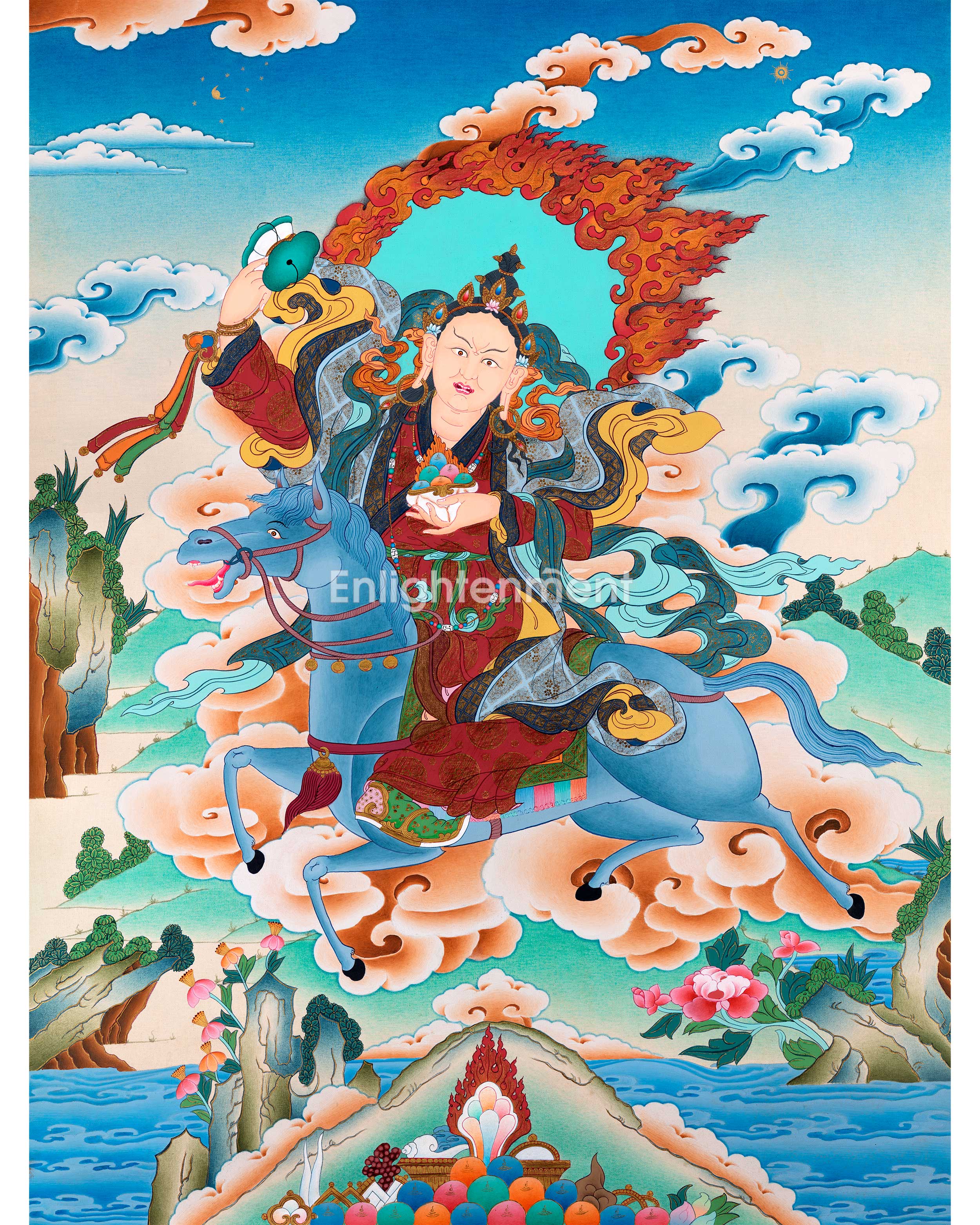 Acha Tugi Achi Tsogyal Thangka | Blessing of Achi Chokyi Drolma