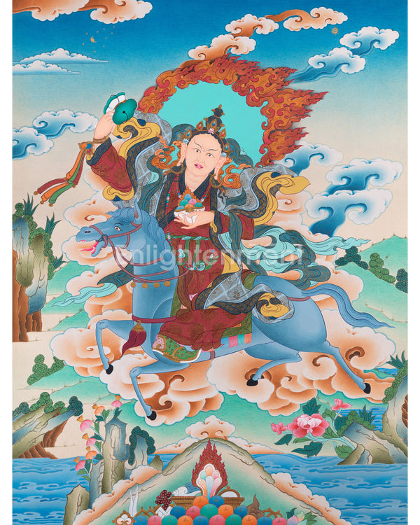 Achi Tsogyal Thangka | Blessing of Achi Chokyi Drolma | Religious Wall Hanging