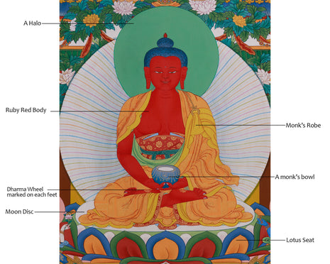 Grand Mahayana Pure Land Painting | Sacred Realm of Amitabha Buddha