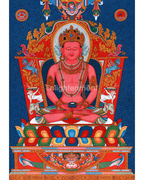 5 Buddha Thangka Painting Set for Spiritual Growth | Hand Painted Traditional Thangka