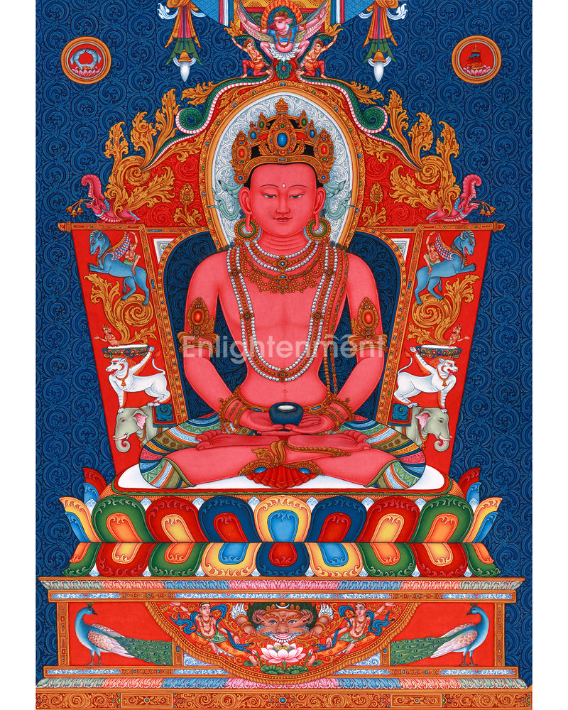 5 Buddha Thangka Painting Set for Spiritual Growth | Hand Painted Traditional Thangka