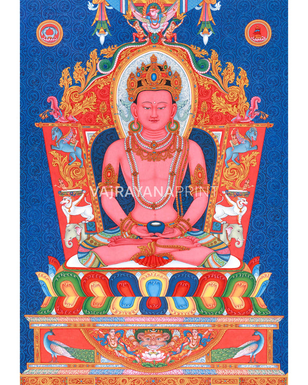  High-Quality Amitabha Buddha Giclee Canvas Print