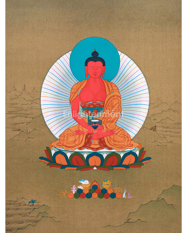 Amitabha Buddha of Pureland, Tibetan Art