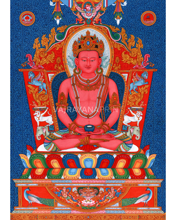 Amitabha Buddha Thangka Print