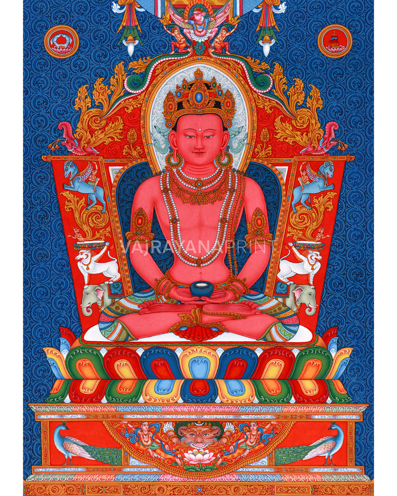 Amitabha Buddha Thangka Print