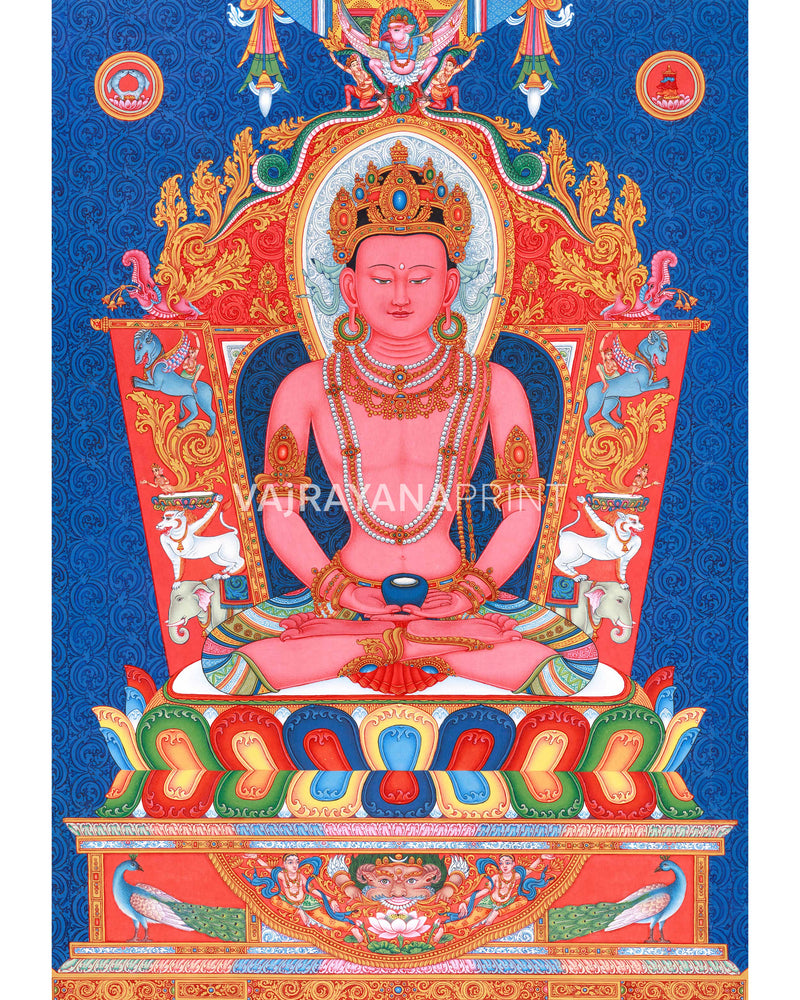 5 Wisdom Buddha Thangkas: Complete Set for Vajrayana Practice, Enlightening Art for Spiritual Growth