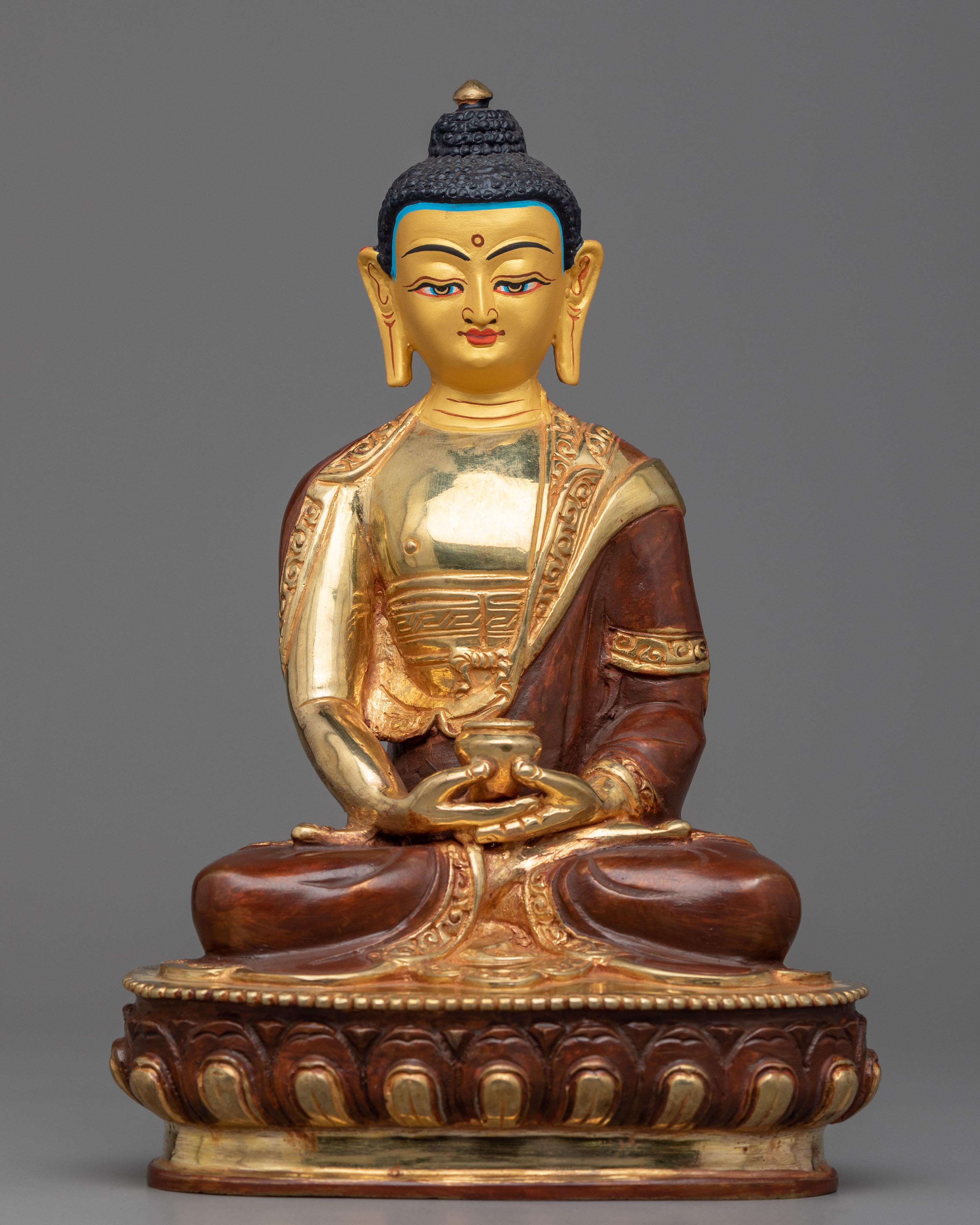 "Amitabha Buddha" Calm Tibetan Buddha Statue | Experience Serenity with our Sculpture
