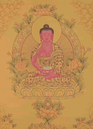 Original Hand-Painted Amitabha Buddha