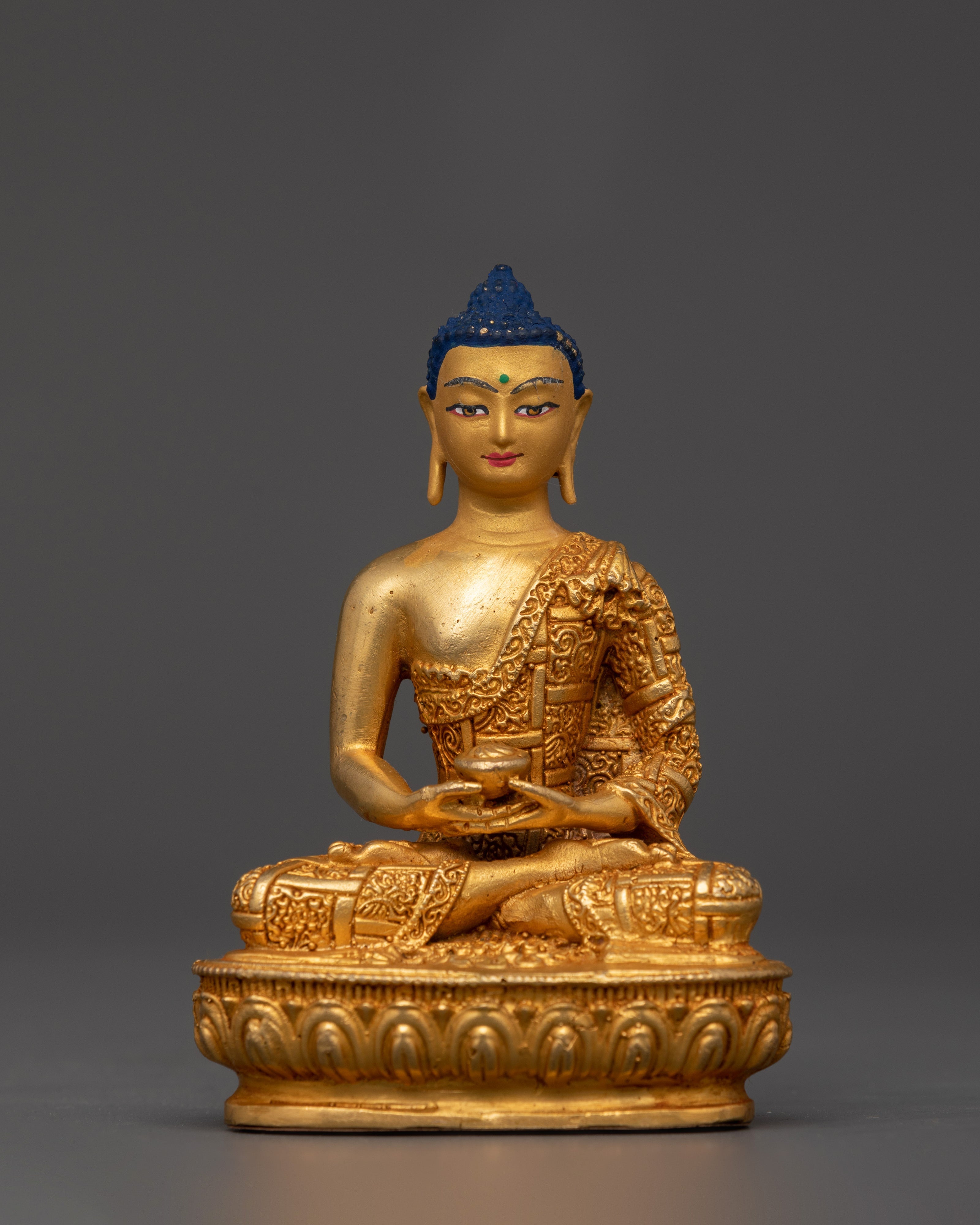 Amitabha Buddha Offering Bowl Statue