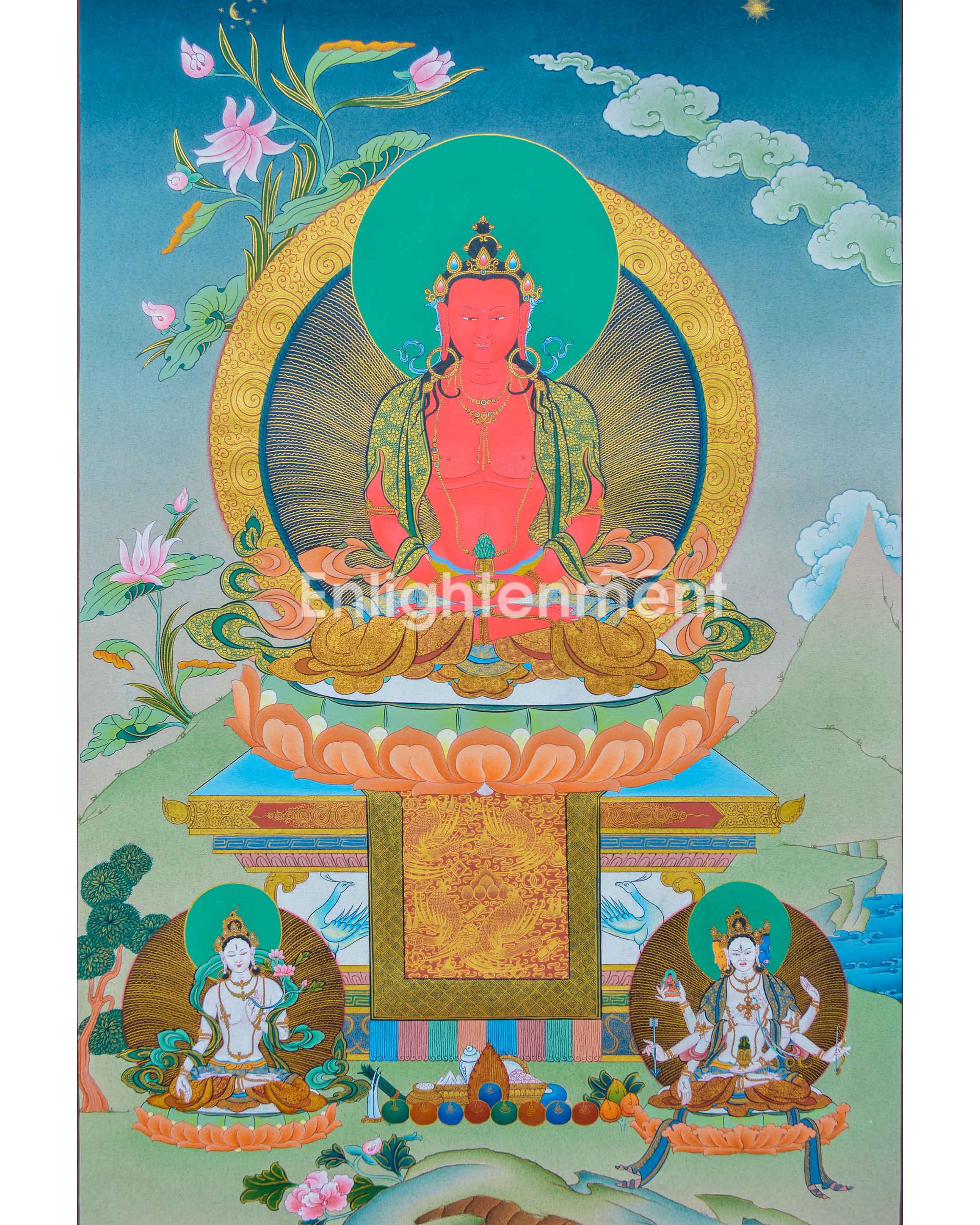 Amitayus Buddha Thangka