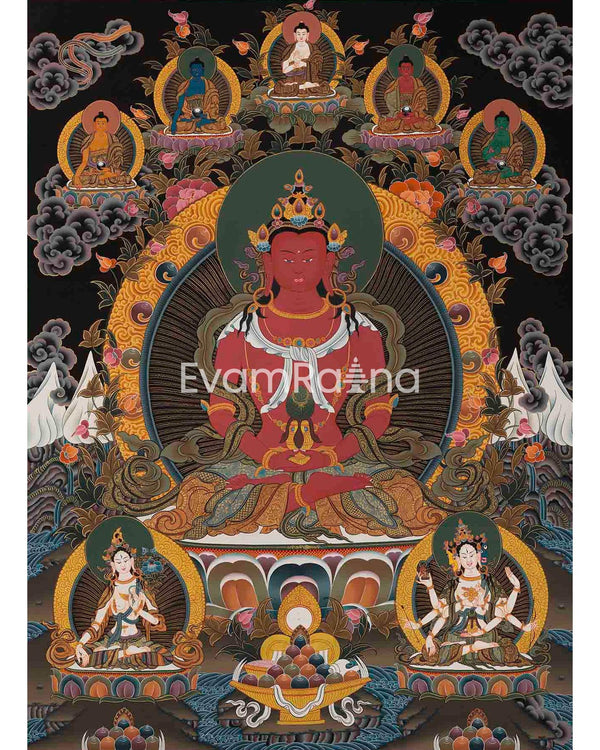 Amitayus Buddha Thangka