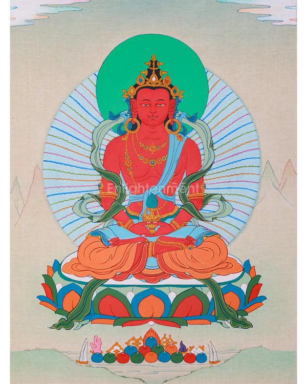 Small Amitayus Thangka