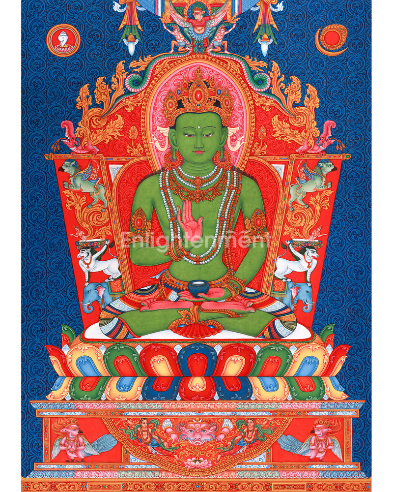 5 Buddha Thangka Painting Set for Spiritual Growth | Hand Painted Traditional Thangka