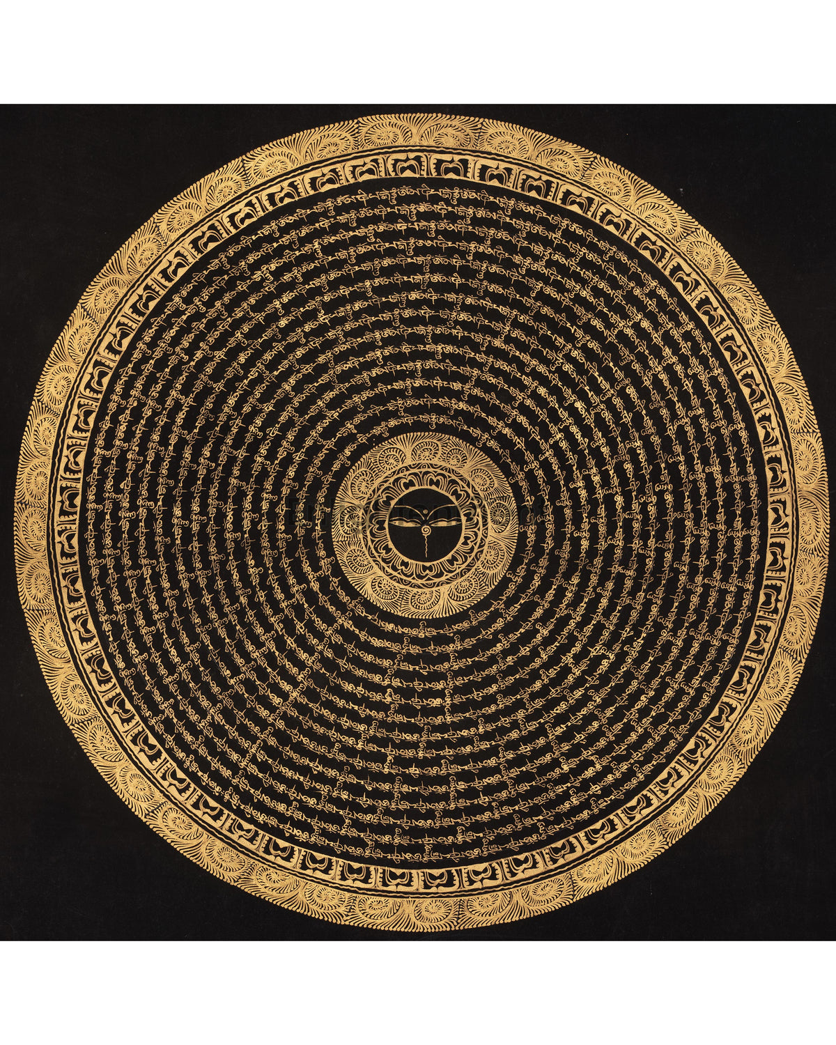 Auspicious Mantra Mandala Art 