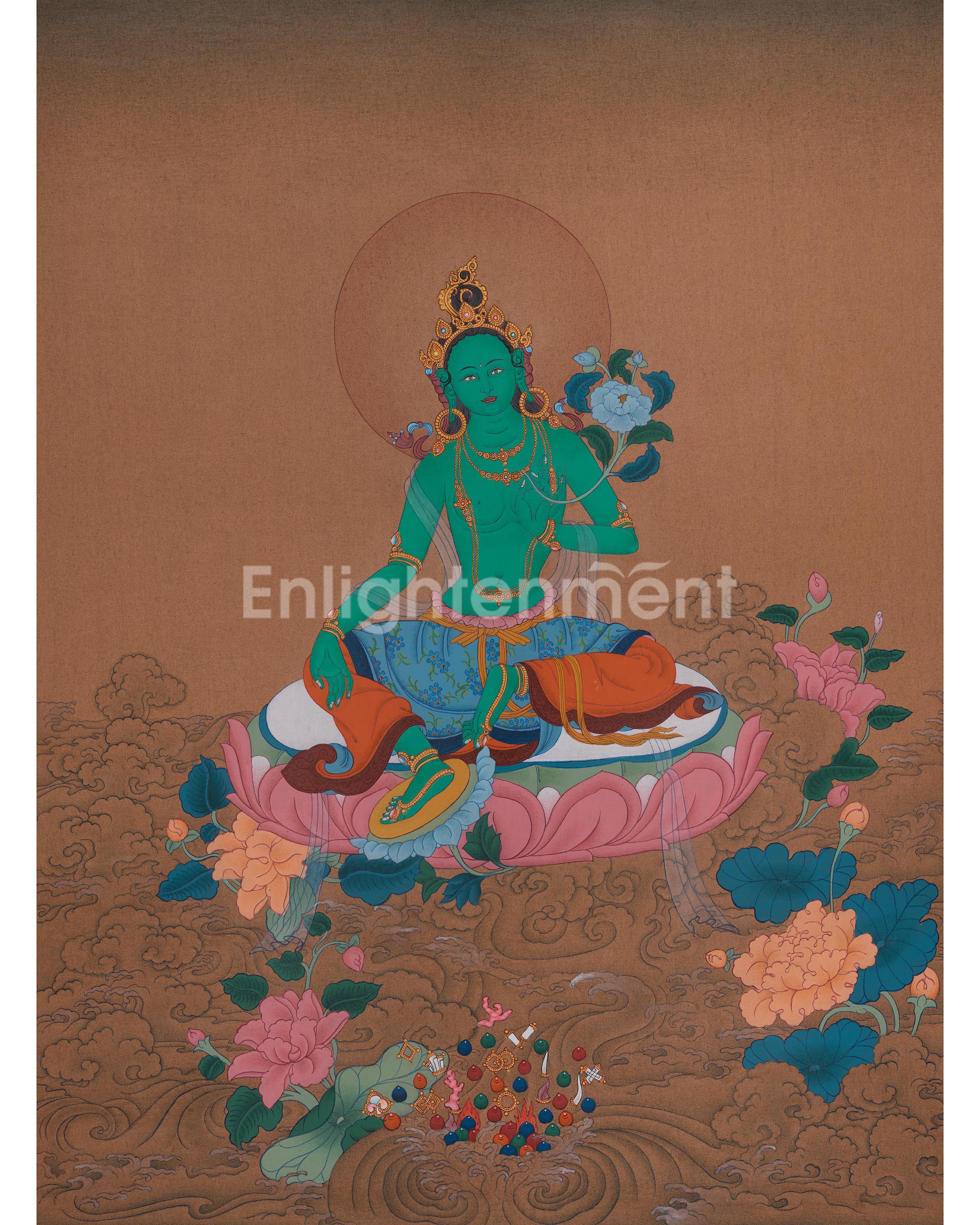 Authentic Green Tara Art