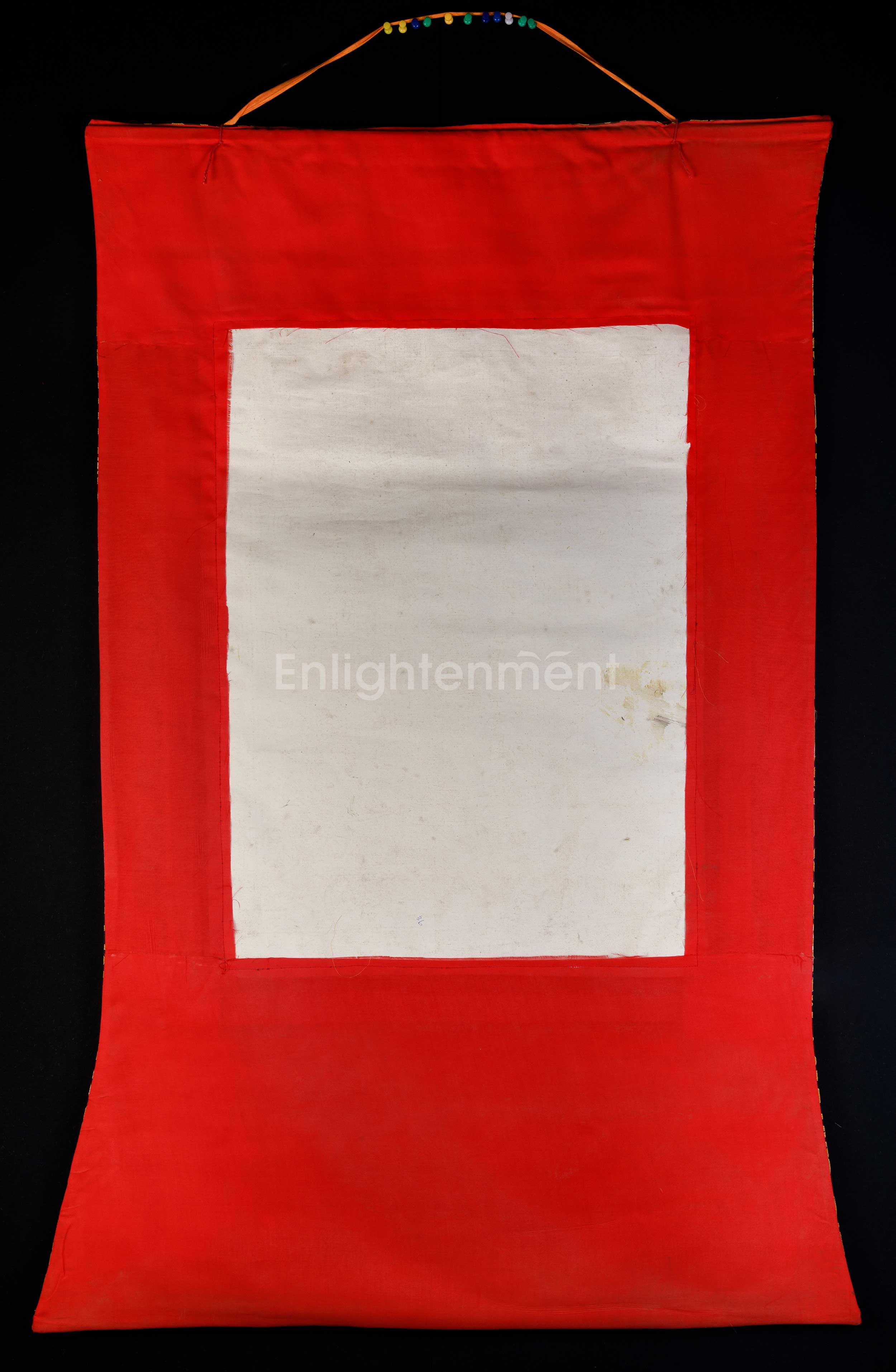 The Wheel of Life (Bhavacakra) Thangka | Fully Gold Embellished on Black Canvas, Brocade Mounted | Tibetan Masterpiece of Samsara