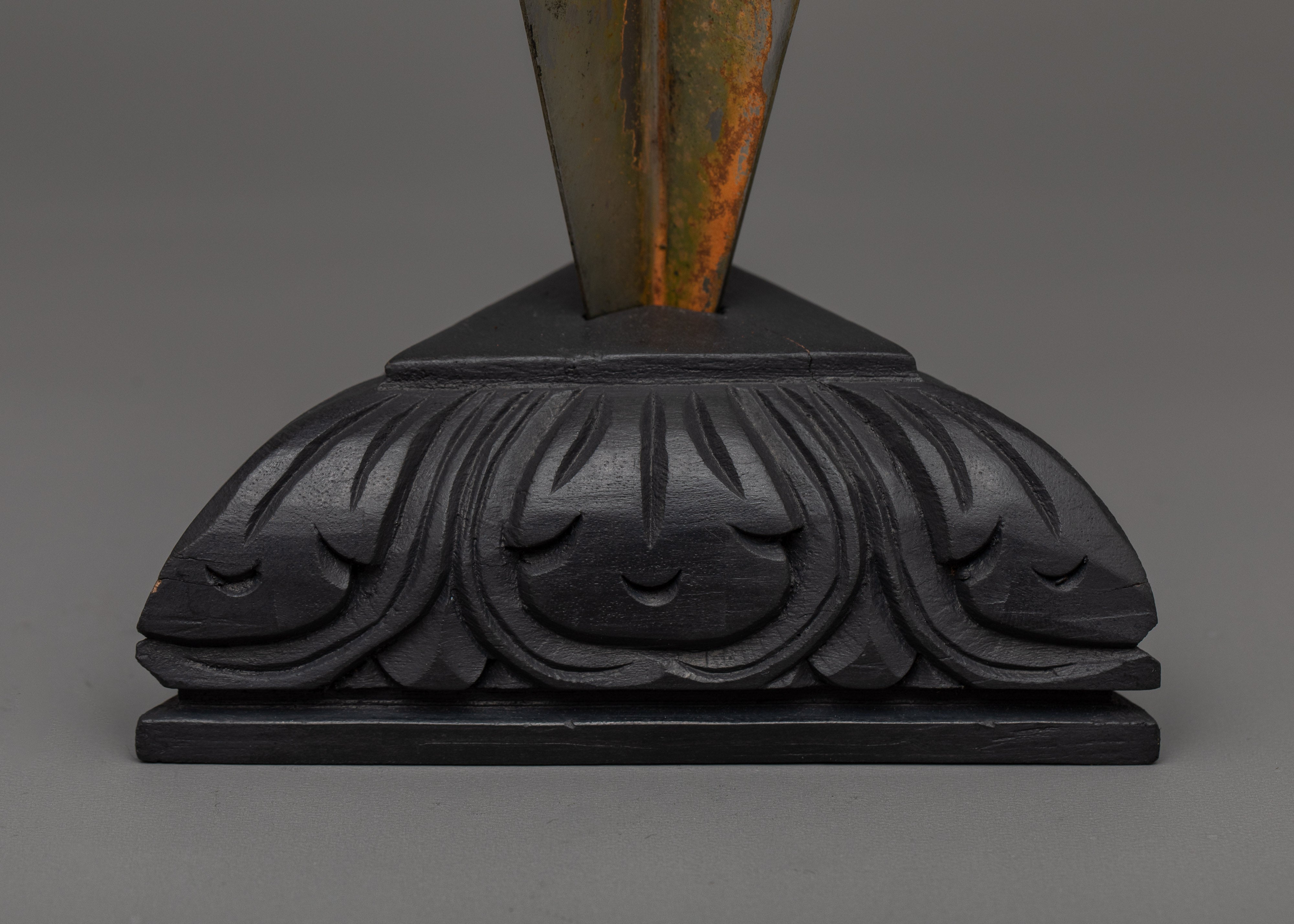 Ceremonial Phurba Dagger | Ceremonial Artifact of Buddhist Lore