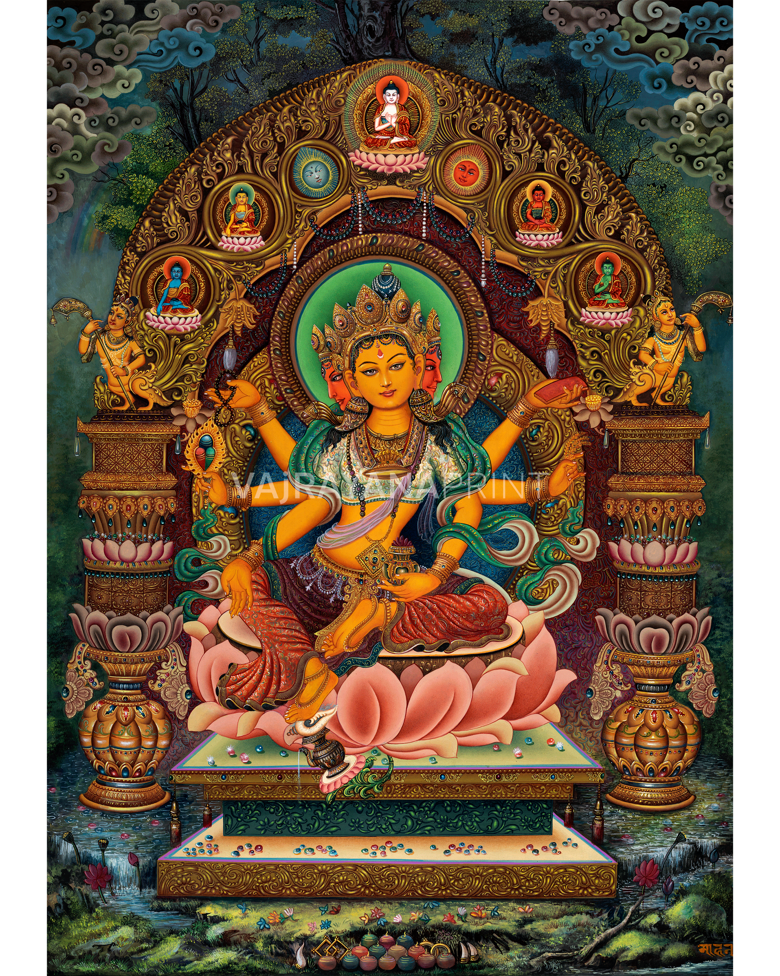 Bashundhara Canvas Print 