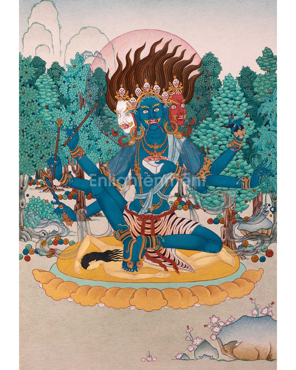 Bhrikuti Tara| 21 Tara of Surya Gupta Thangka