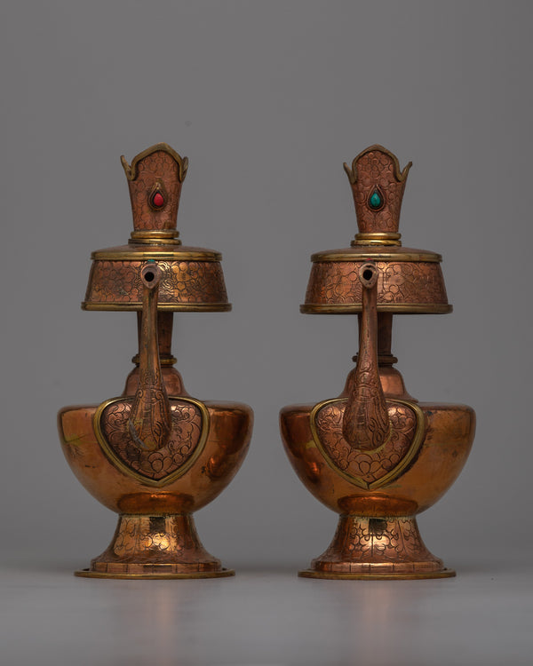 Copper Bhumpa Set