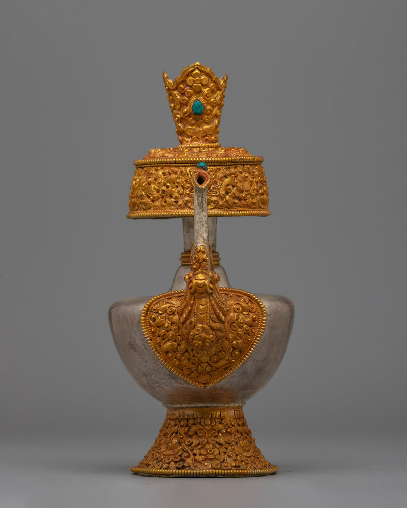 Gold Plated Silver Bhumba Vase