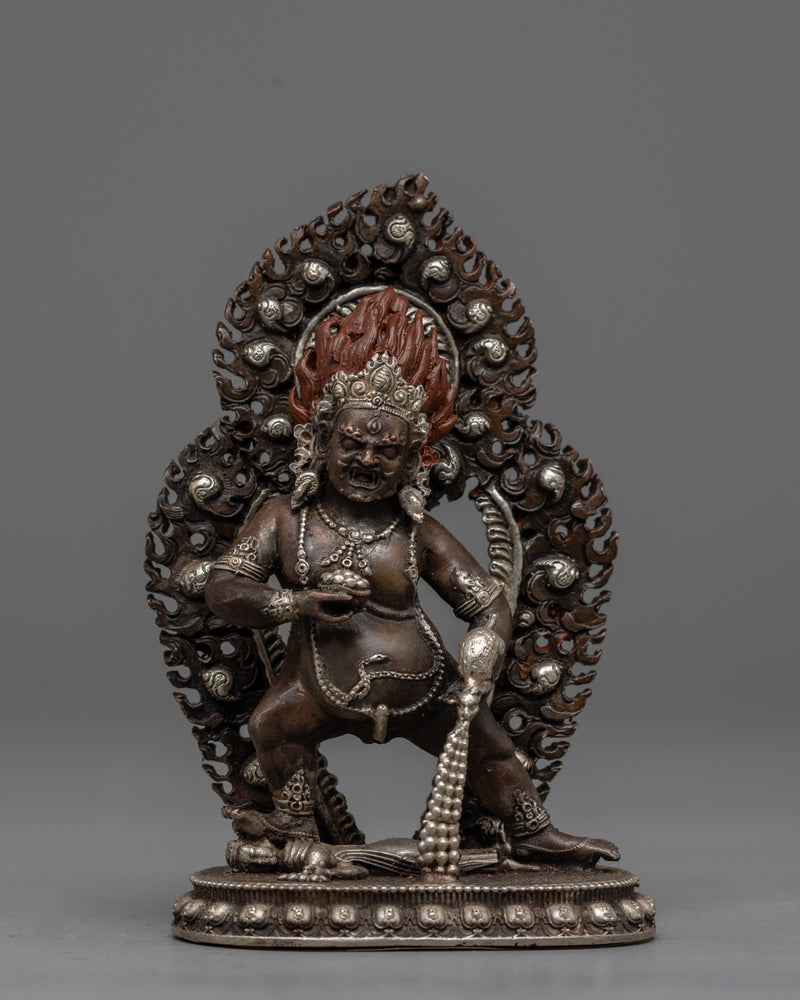 Copper Black Dzambhala Statue