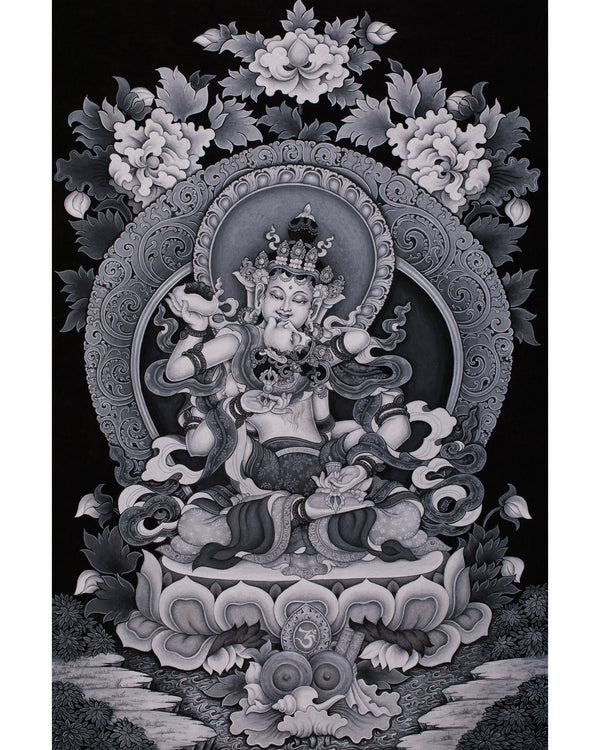 Black and White Vajrasattva