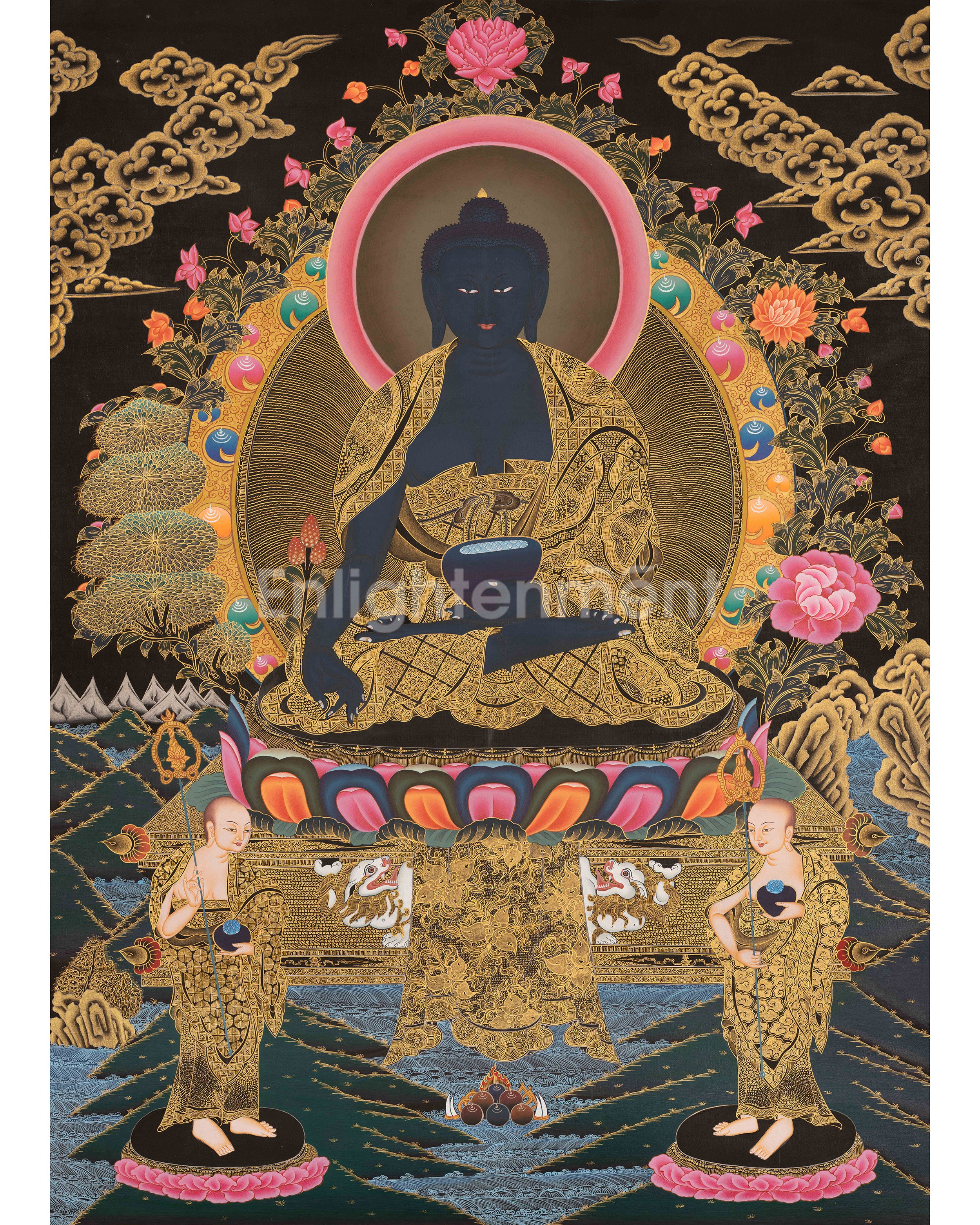 Blue Medicine Buddha Artwork