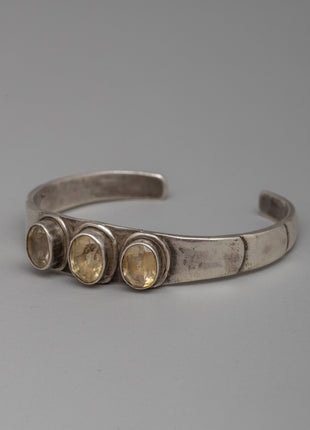 Stone Bracelet Silver
