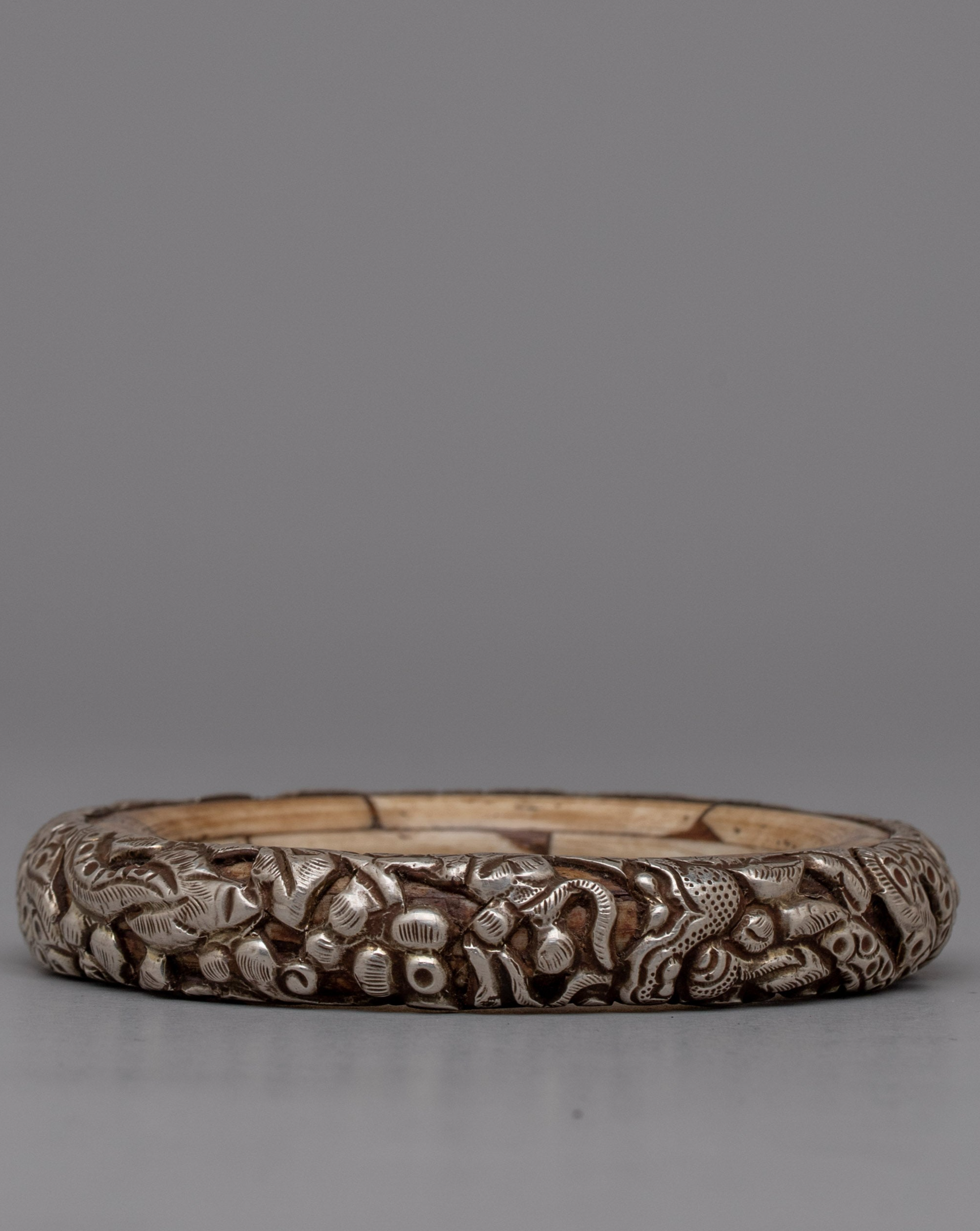 Bone Bangle Tibetan Bone Bangle Bracelet | Boho Chic Jewelry Piece