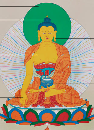 The Majestic Embodiment of Enlightenment | Shakyamuni Buddha Artwork