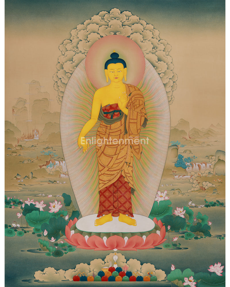 standing buddha shakyamuni