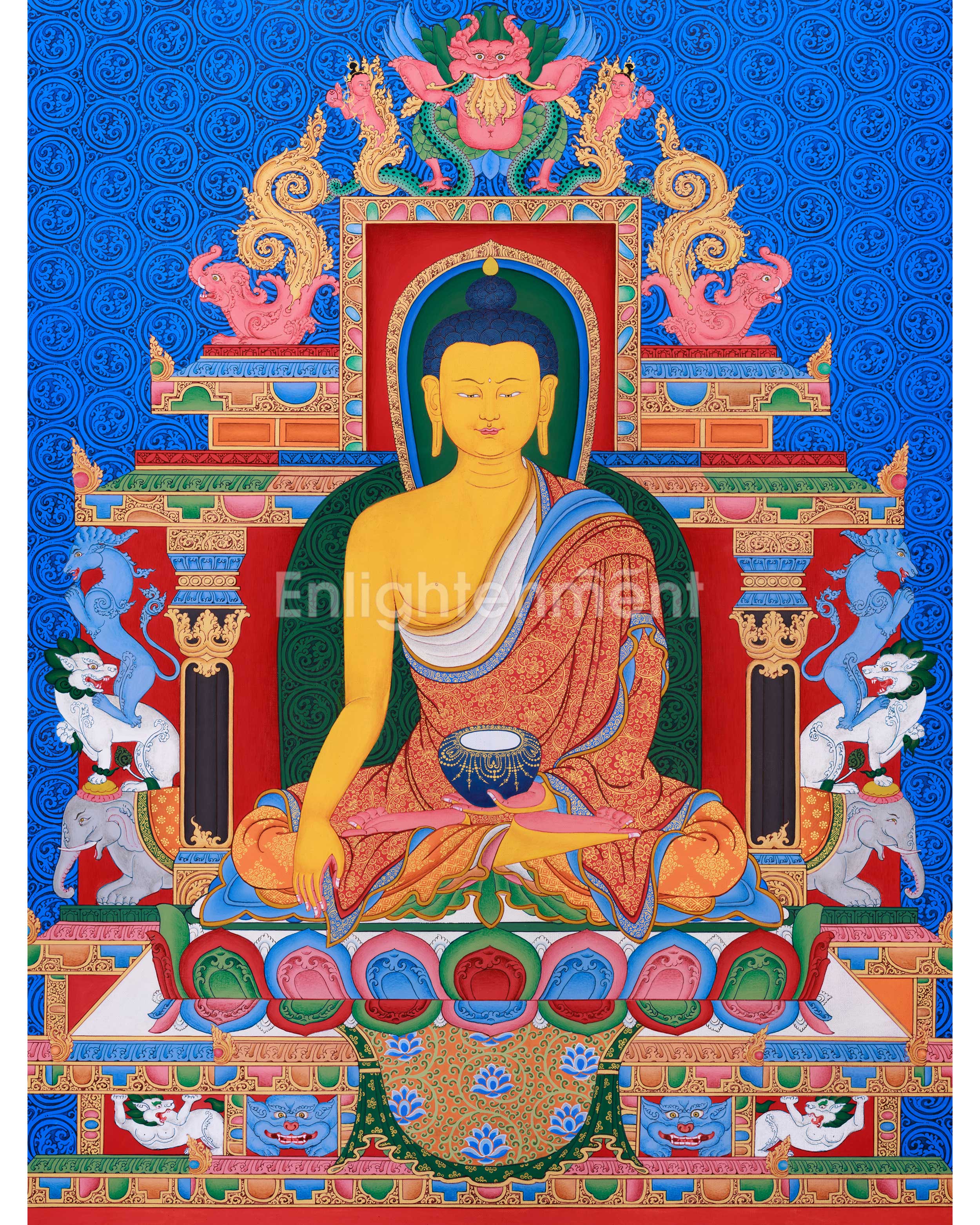 Thangka of Buddha Shakyamuni, Tibetan Art
