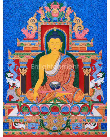 Thangka of Buddha Shakyamuni, Tibetan Art