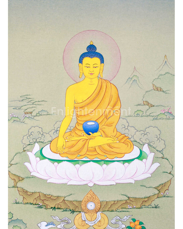 Small But Detailed Buddha Shakyamuni Thangka