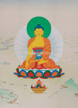 The Majestic Embodiment of Enlightenment | Shakyamuni Buddha Artwork
