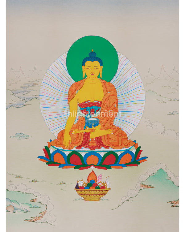 The Majestic Embodiment of Enlightenment | Shakyamuni Buddha Artwork