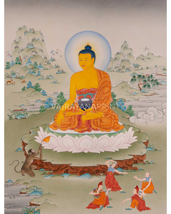 Siddhartha Gautama Digital Print Artwork