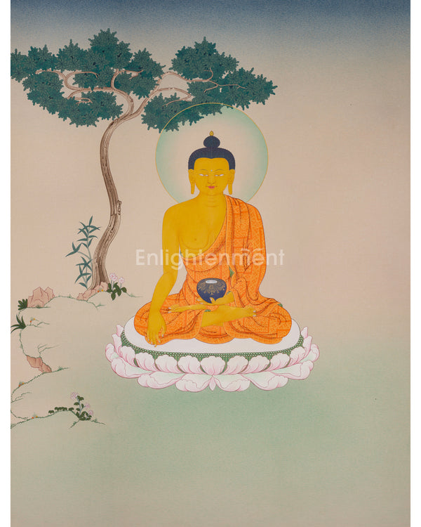 The Shakyamuni Buddha Thangka | Seated In Meditation