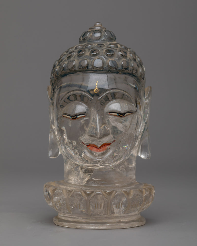 Crystal Buddha Head