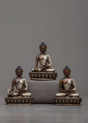 Machine Molded Buddha Set Statue