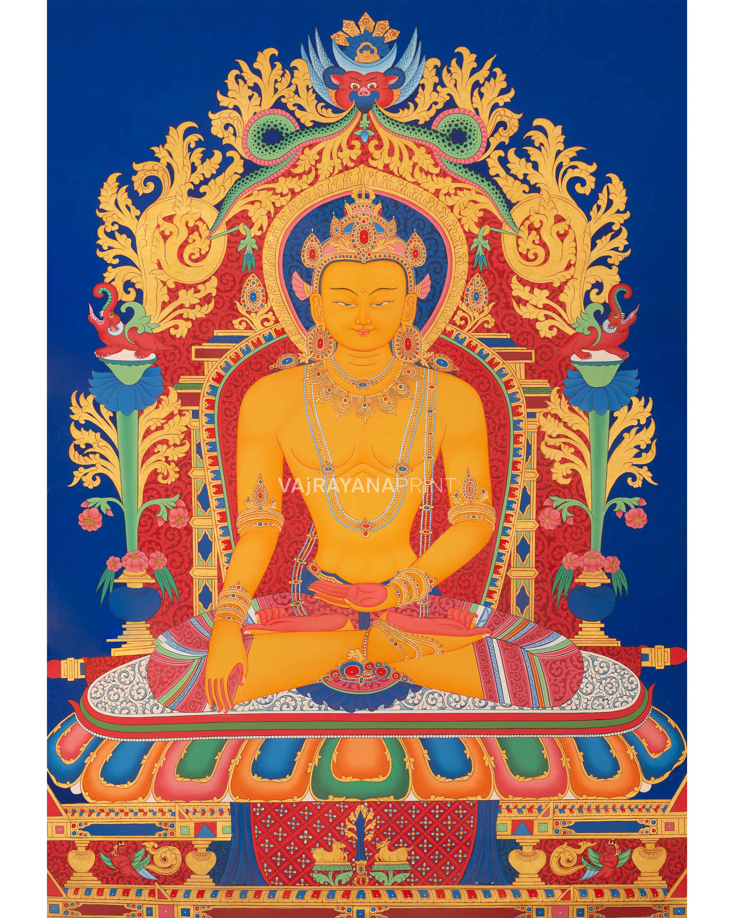 Buddha Ratnasambhava Giclee Print | One Of Dhyani (Eternal, Self Born)