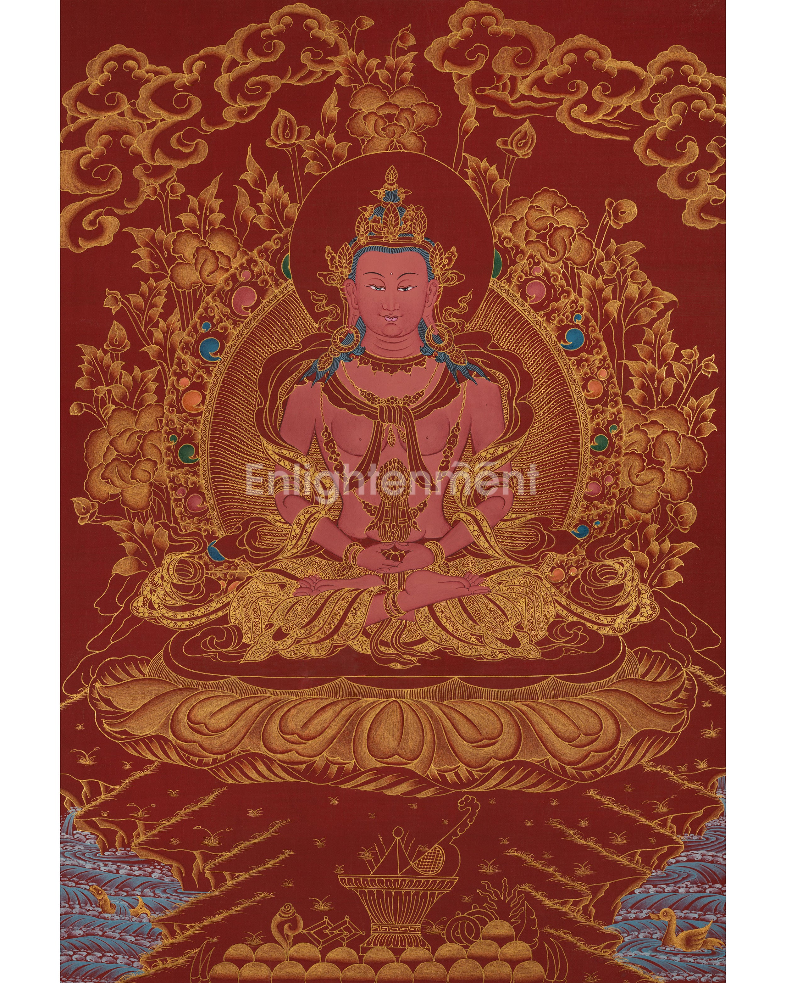 Buddha Amitayus Thangka 