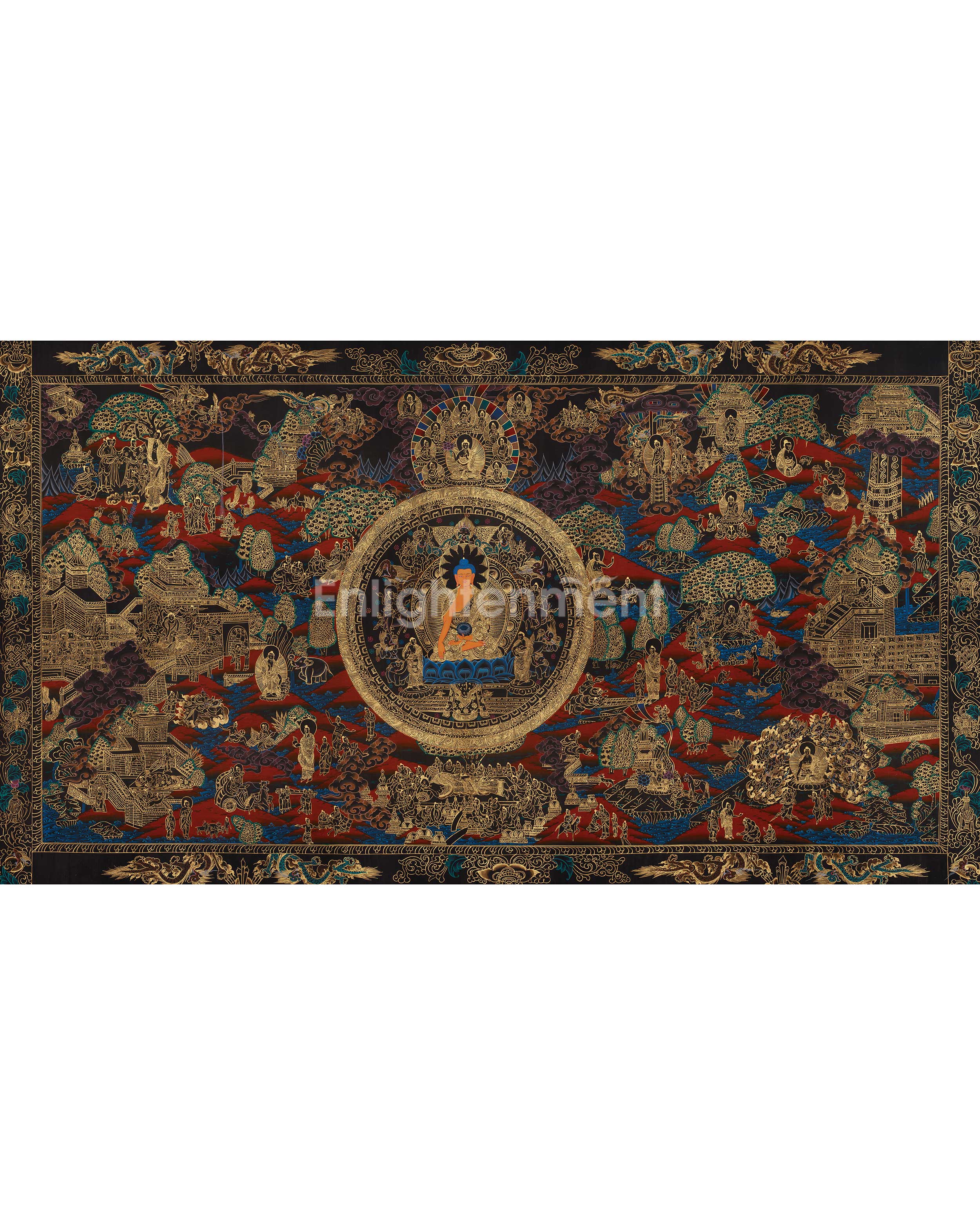 Buddha Life Story Art 