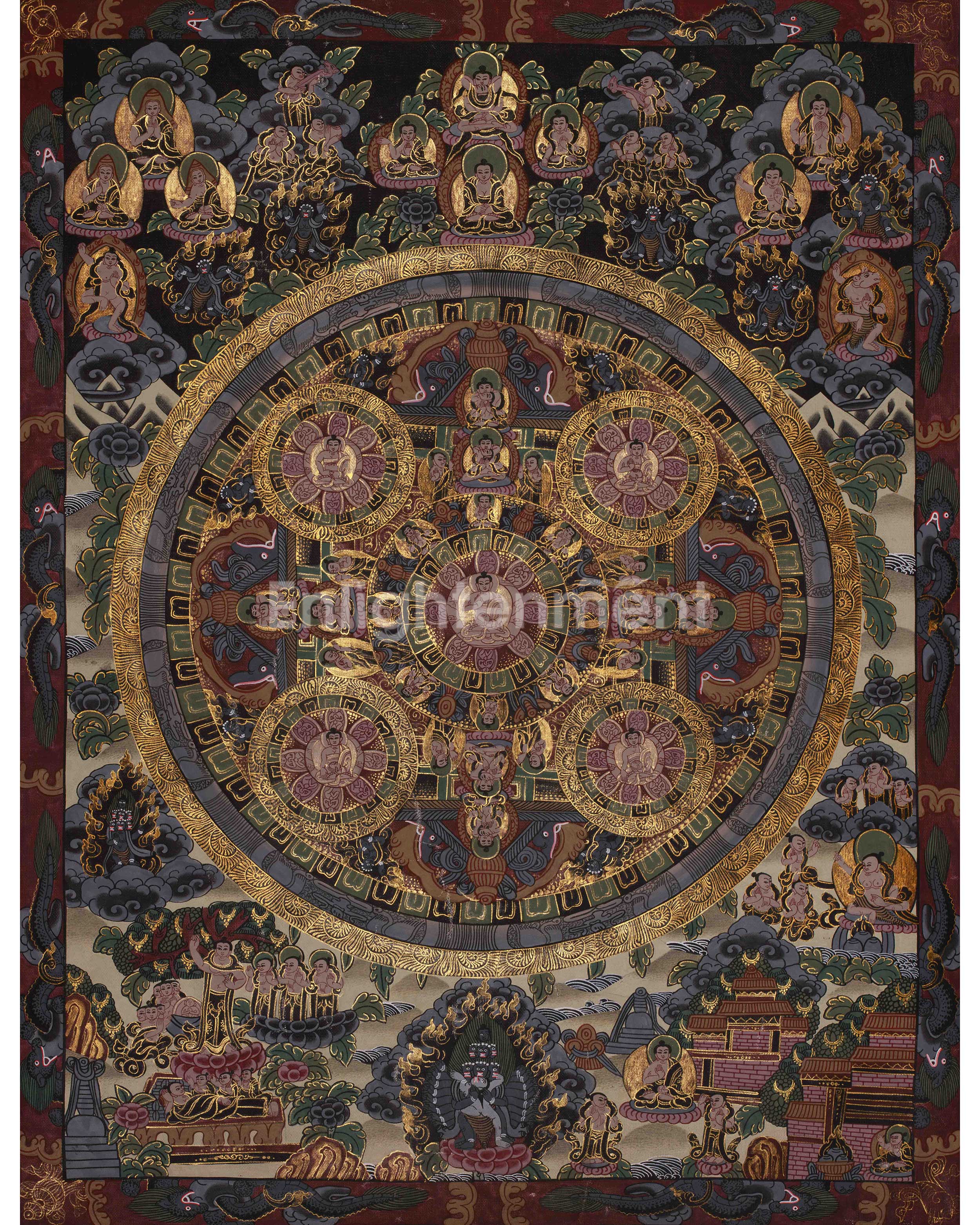 Buddha Mandala Traditional Artwork