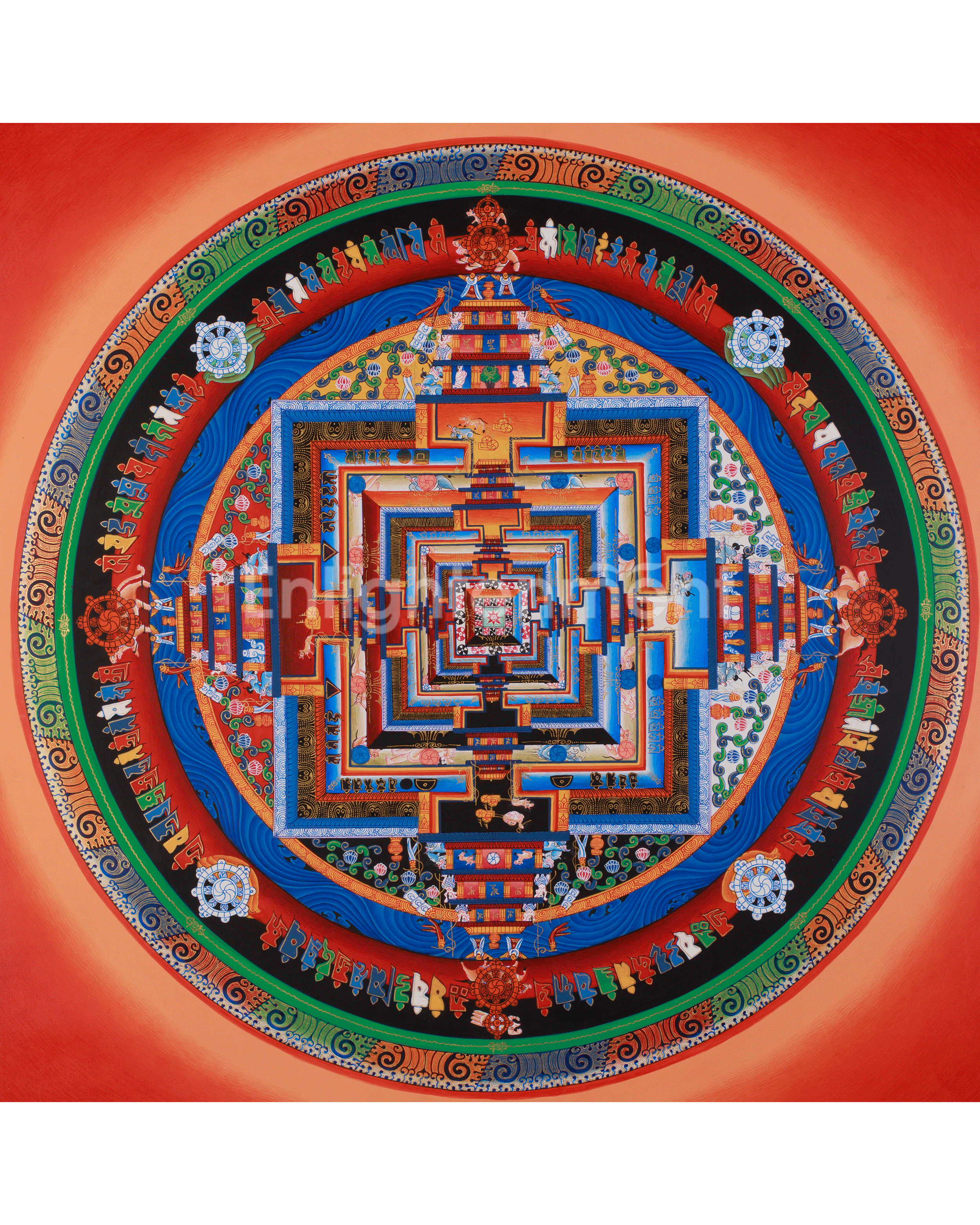 Buddhist Art Of Kalachakra Mandala