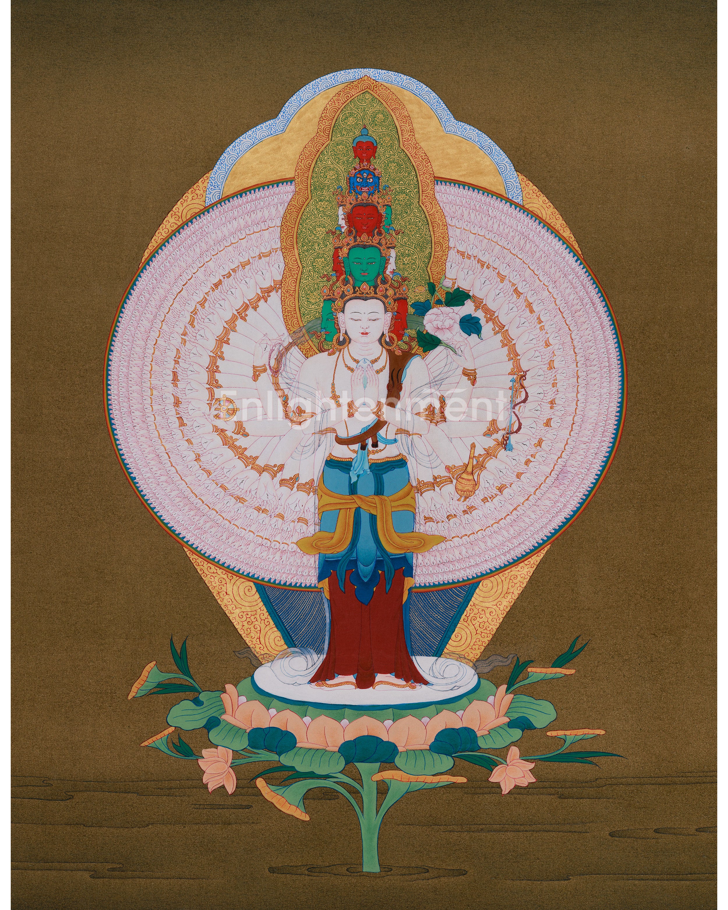 Buddhist Deity 1000 Armed Chenrezig