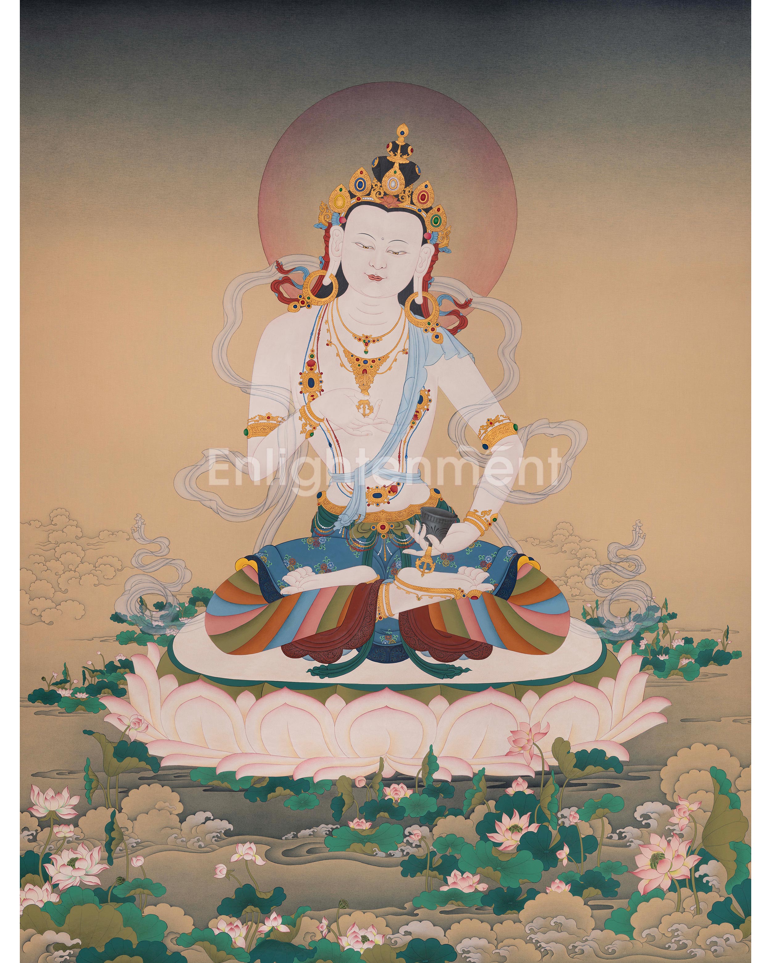 Buddhist Vajrasattva Thangka 
