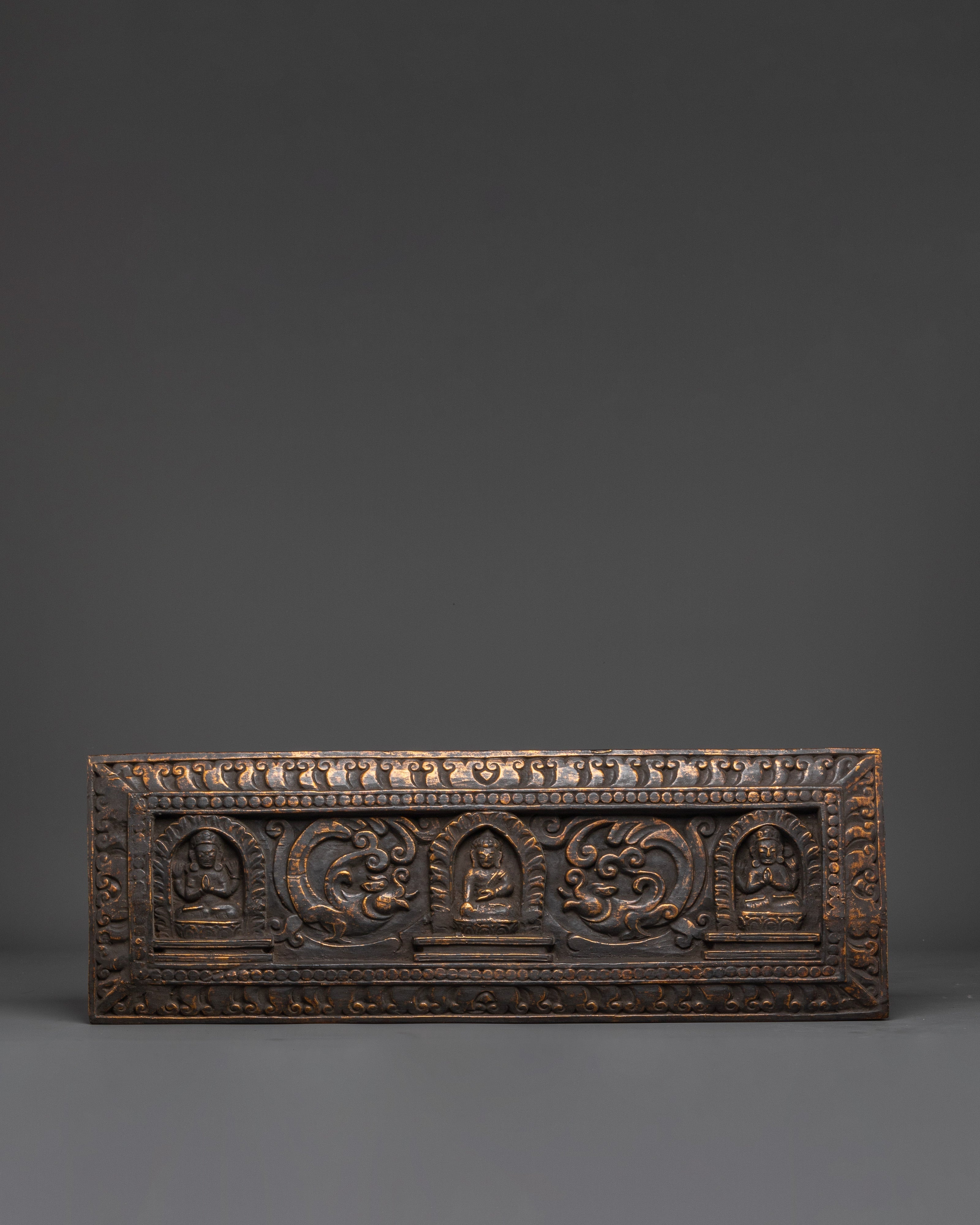 Buddhist Wooden Wall Hanging 